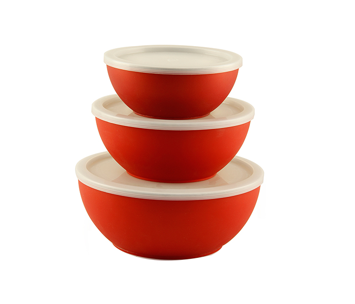 Taqdeer 7878 1 Litre Stainless Steel Inner Kitchen Bowl Set - 3 Pieces - Zoom Image