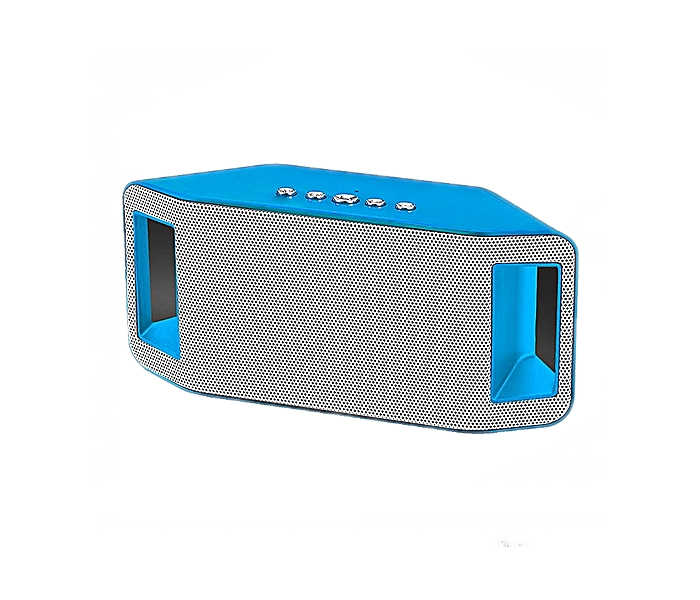 WSY66 Hi-Fi Portable High Bass Wireless Bluetooth Speaker With Micro Sd, & Usb Support - Blue - Zoom Image