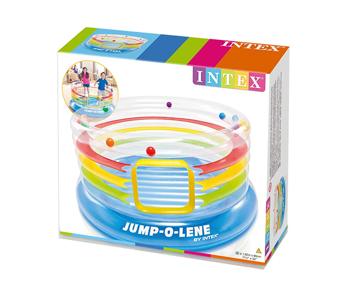 Intex ZX-48264 Inflatable Jump-O-Lene Transparent Ring Bouncer - Zoom Image 2