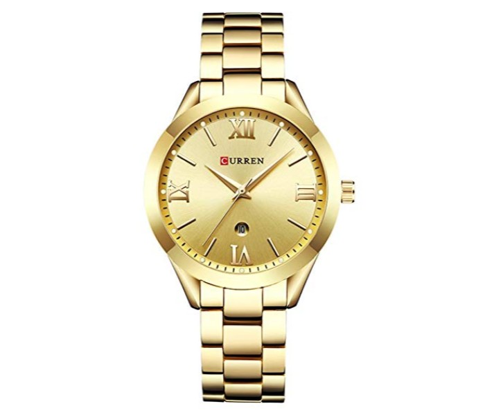 Curren Women's Water Resistant Alloy Analog Watch 9007 Gold - Zoom Image