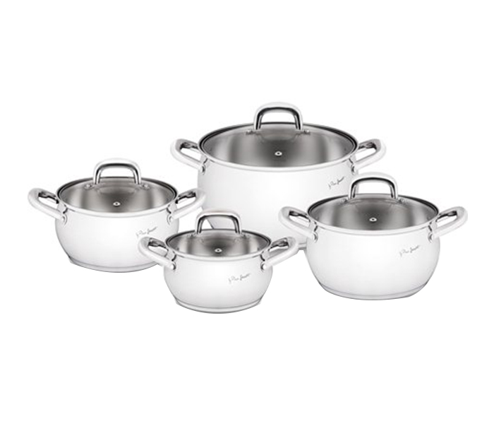 Lamart LT1111 Shape Stainless Steel Set of Pots - 8 Pieces - Zoom Image 6