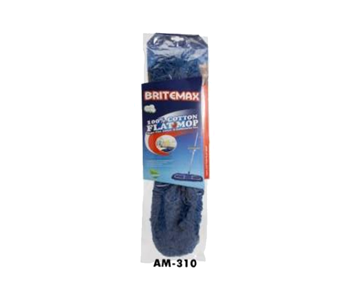 Britemax AM-310-M3 100% Cotton M3 Airport Mop - Blue & Silver - Zoom Image 2