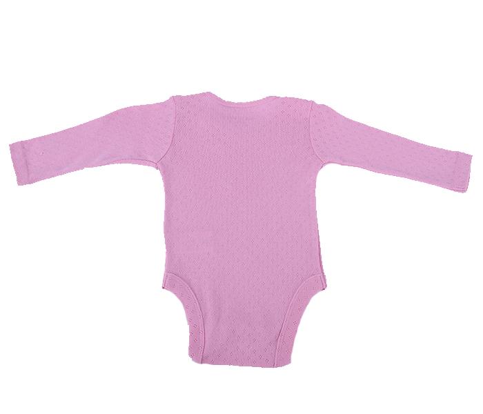 Baby Plus BP8022 0 to 3 Month Girls Full Size Body Suit - Pink - Zoom Image 2