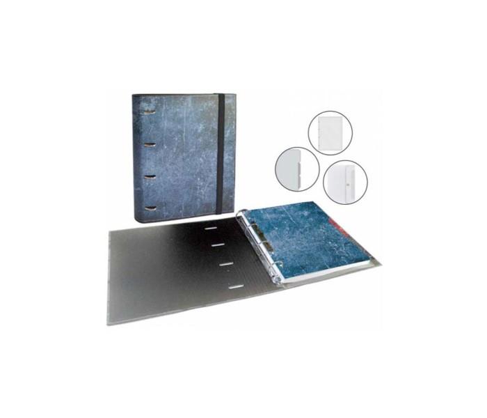 Senfort 91051 A4 Ring Book With Divider And Pocket Blue - Zoom Image