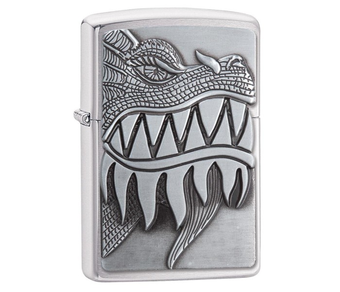 Zippo 28969 Surprise Fire Breathing Dragon Lighter Silver - Zoom Image 4