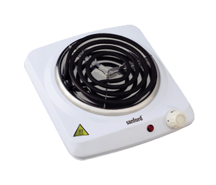 Sanford SF5005HT BS 1500 Watts Electric Single Hot Plate - White - Zoom Image