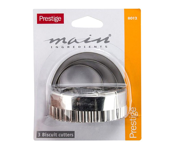 Prestige PR8012 Biscuit Cutters with Handle - Silver - Zoom Image 2