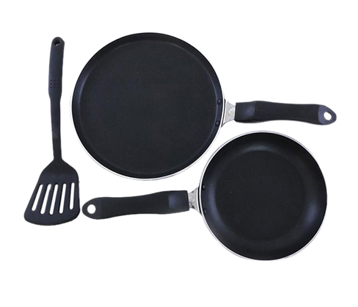 Royalford RF6906 3 Pieces Cookware Set - Black - Zoom Image