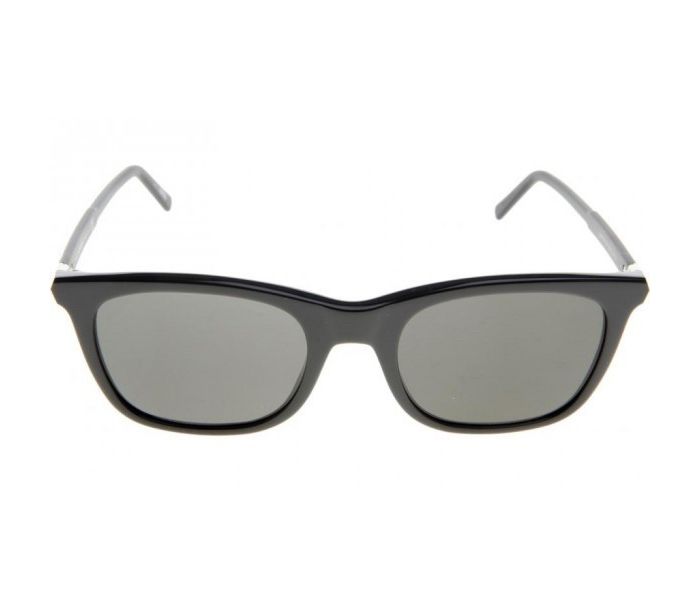 Mont Blanc MB 607S 20A Square Black & Dark Grey Frame and Grey Mirrored Sunglasses for Unisex - Zoom Image