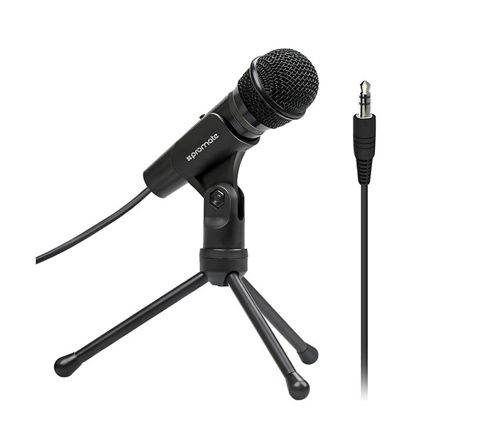 Promate TWEETER-9 Universal Digital Dynamic Vocal Microphone - Black - Zoom Image 5