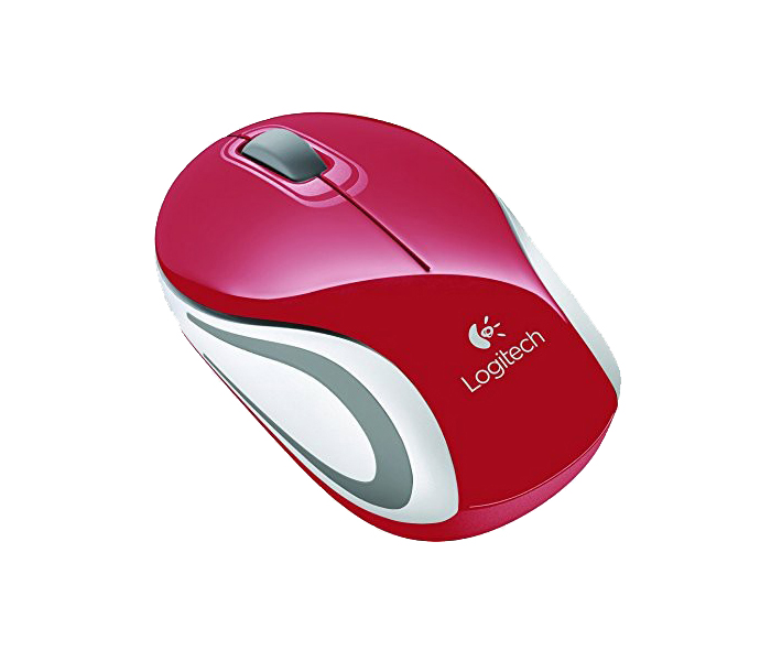 Logitech 910-002732 M187 Mini 2.4GHz Wireless Mouse - Red - Zoom Image 1