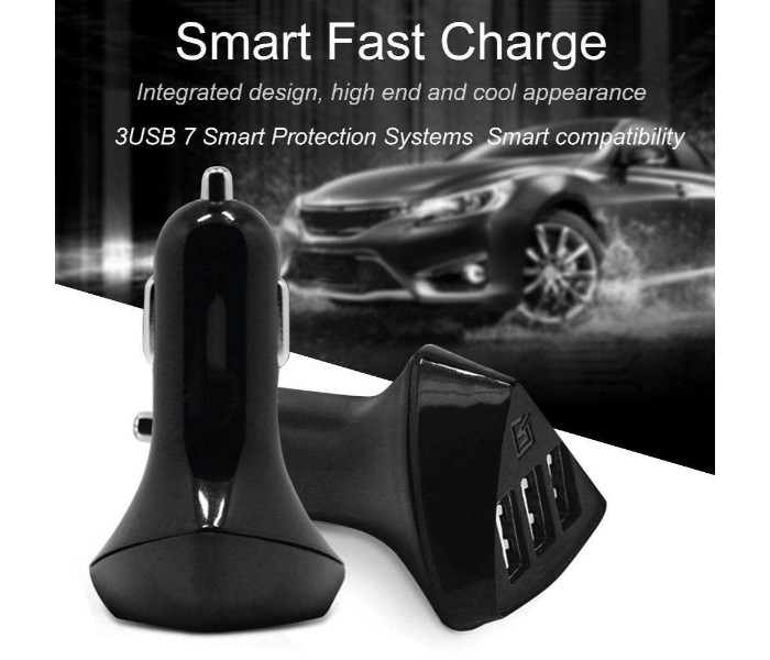 Aliens Series 3 USB Ports 4.2A Fast Adaptive Intelligence Car Charger AS24 Assorted - Zoom Image 4