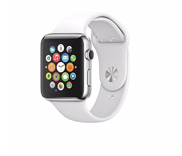 Spark A1 Mobile Smart Watch with Memory and Sim Card Slot - White - Zoom Image