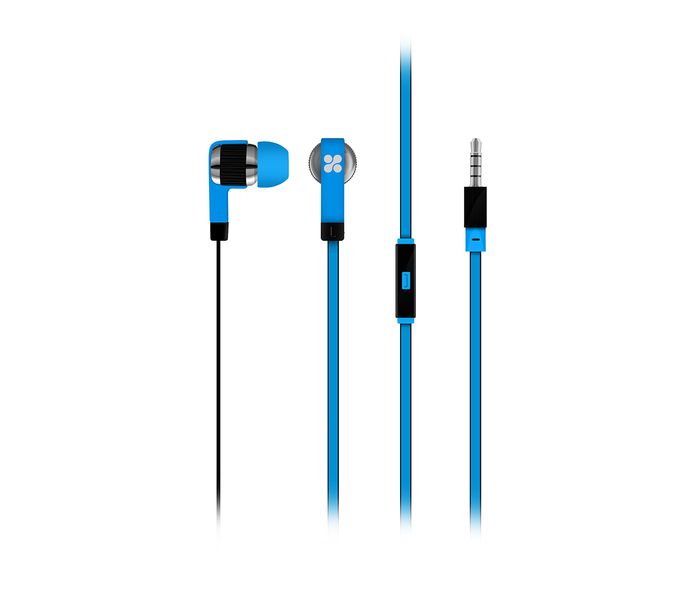 Promate Swish Universal Trendy Stereo Earphone with Noise Isolation, Blue - Zoom Image 6