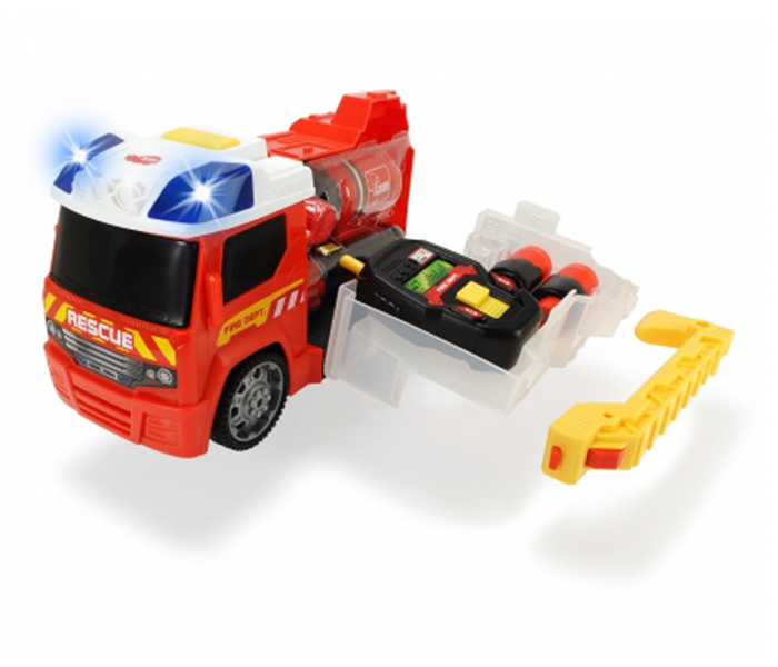 Dickie 203716006 33CM Fire Engine Push & Play Set - Red - Zoom Image 1