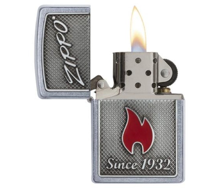 Zippo 29650 207 Flame Lighter Silver - Zoom Image 1