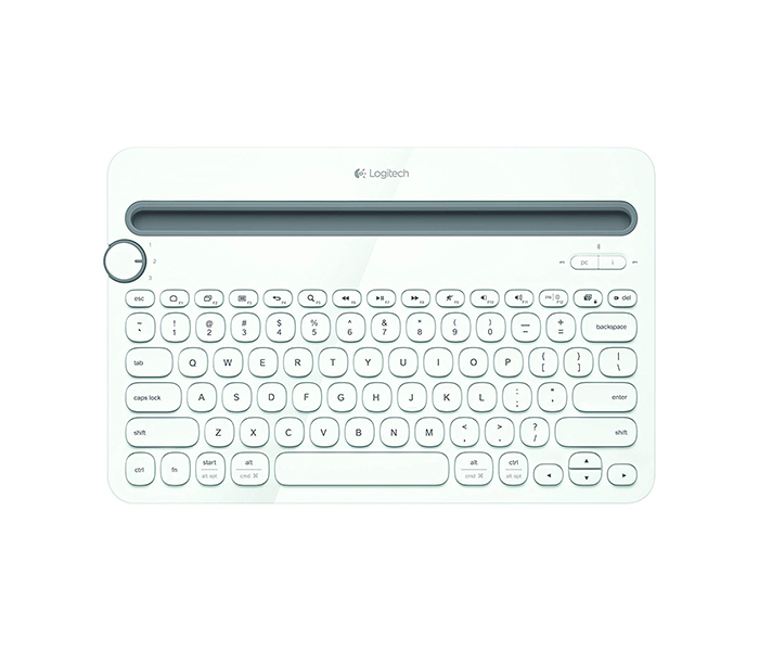 Logitech 920-006367 K480 Multi-Device Bluetooth Wireless Keyboard - English, White - Zoom Image 6