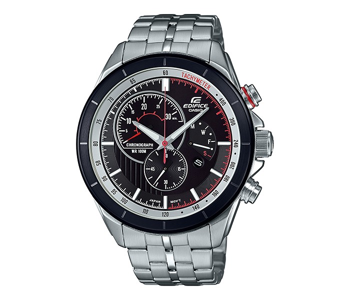 Casio Edifice EFR-561D-1BVUDF Mens Analog Watch Silver and Black - Zoom Image