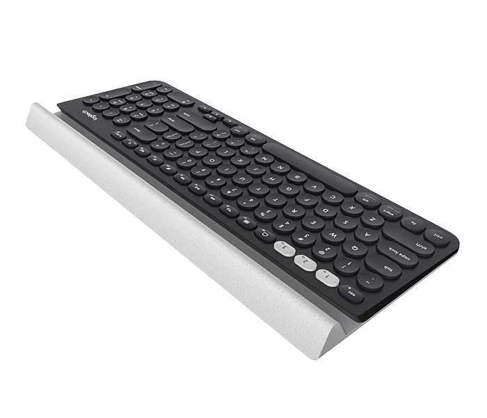 Logitech 920-008042 K780 Multi-Device Wireless Keyboard - Grey & White - Zoom Image 3