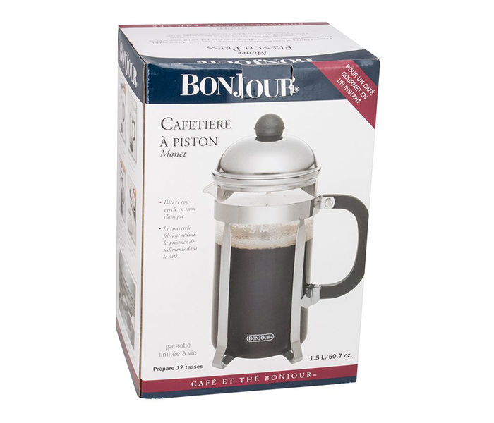 Prestige PR53346 Bonjour Monet French Press 12 Cups - Silver - Zoom Image 4