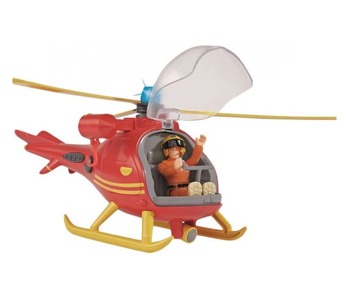 Simba 9251661 Sam Helicopter with Figurine - Red - Zoom Image 3