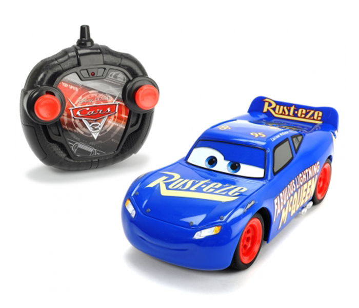 Dickie 203084009 17CM RC Cars 3 Fabulous Lightning McQueen Turbo Racer - Blue - Zoom Image 1