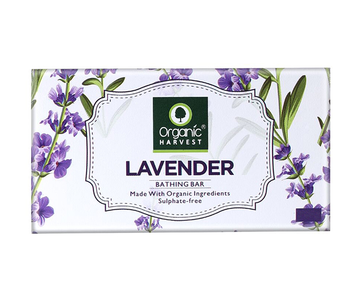 Organic Harvest Lavender Bathing Bar Soap - 175g - Zoom Image 2