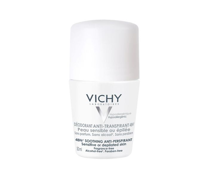 Vichy N11294525A 50ml 48 Hour Soothing Anti-Perspirant Roll-On Deodorant - Zoom Image