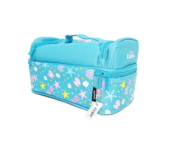 Smily Kiddos SK11004003 Dual Slot Lunch Bag - Light Blue - Zoom Image 1