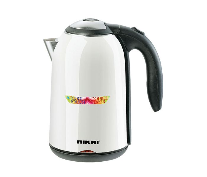 Nikai NK820T 1.8 Litre Kettle Black and White - Zoom Image