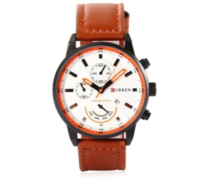 Curren 8217 Casual Quartz Watch For Men White - Zoom Image 2