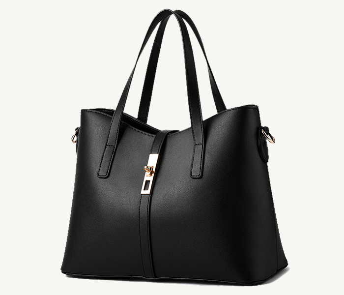 AKM AKM015 3PCS Rich Quality Womens Shoulder & Handbags - Black - Zoom Image 3