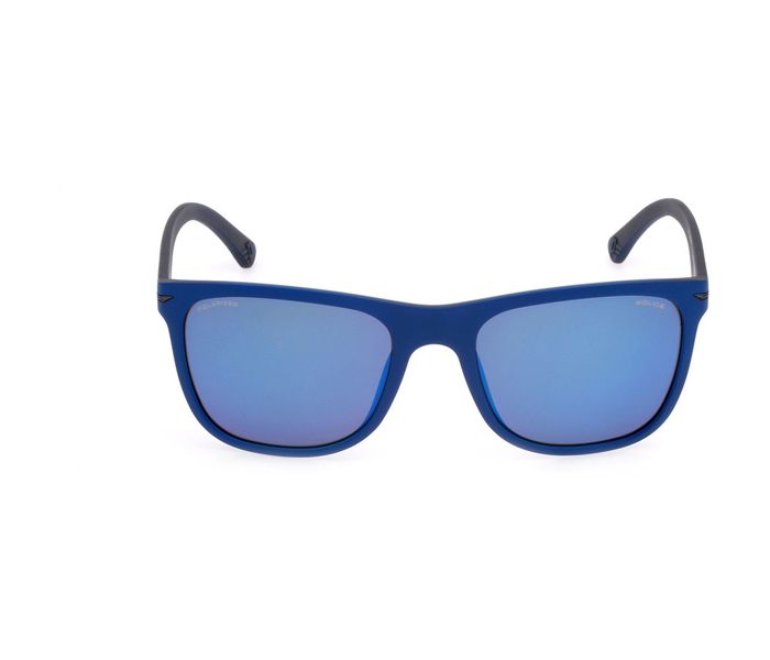 Police SPL357 WT6B Wayfarer Blue Frame & Blue Gradient Mirrored Sunglasses for Unisex - Zoom Image 3