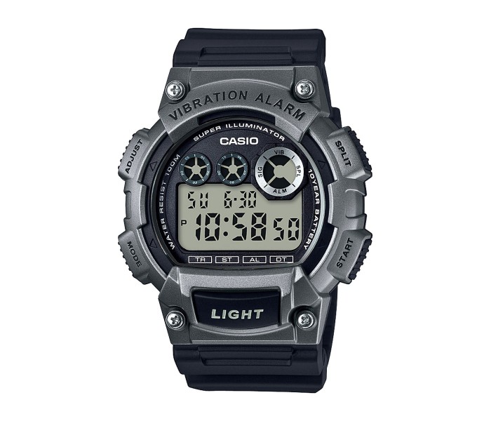 Casio W-735H-1A3VDF Mens Sports Watch Black - Zoom Image