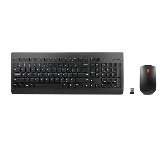 Lenovo 510 2.4 GHz Wireless Keyboard & Mouse Combo - Black - Zoom Image 3