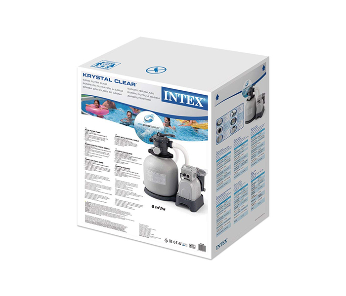 Intex ZX-28644 1200 Galon Sand Filter System - Grey - Zoom Image 1