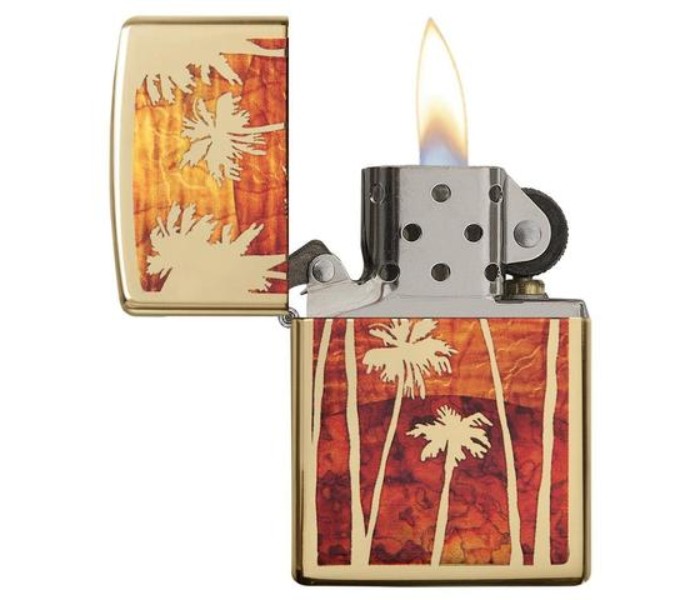 Zippo 29420 254B Fuzion Palm Tree Sunset Lighter Multicolor - Zoom Image 1