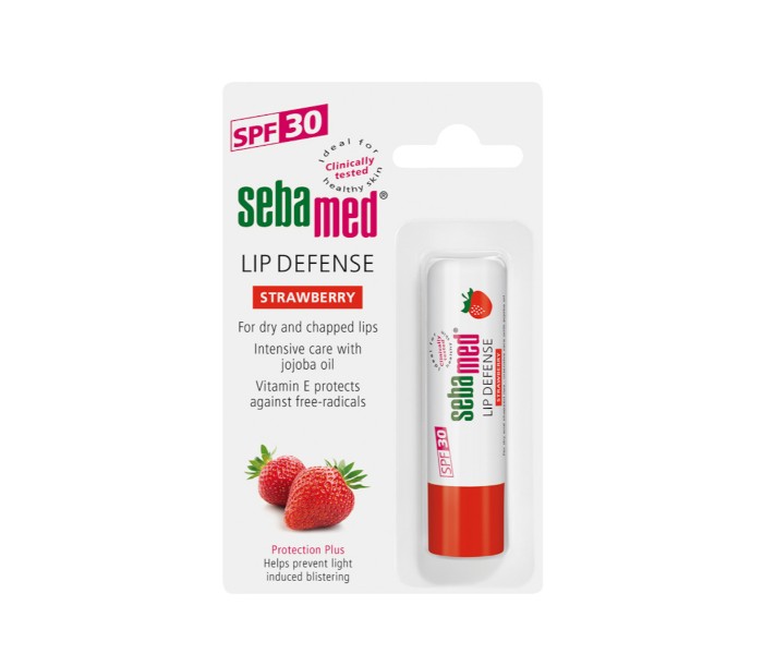 Sebamed 016SM023 Lip Defense Stick Strawberry 4.8 g - Zoom Image