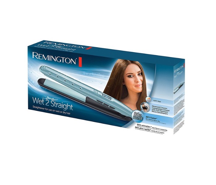 Remington RES7300 Wet 2 Straight Hair Straightener Blue - Zoom Image 5