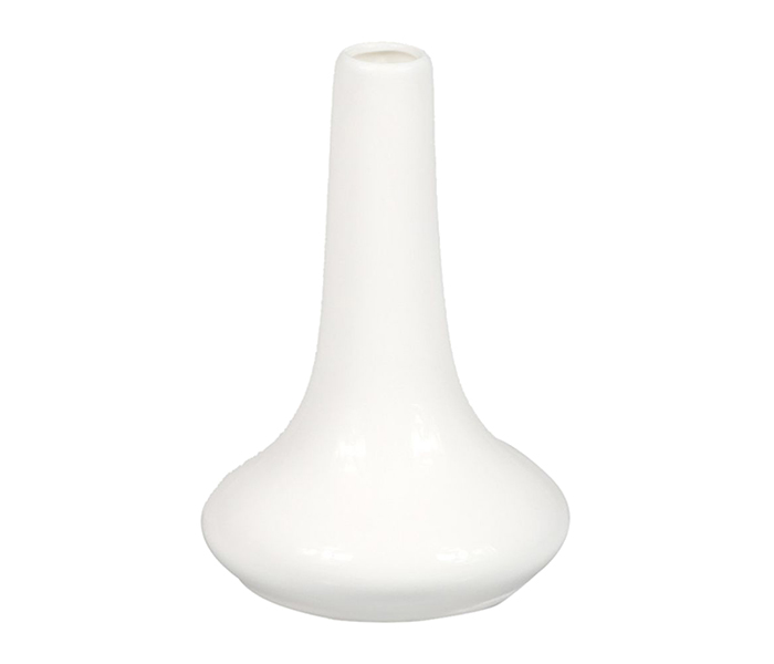 Royalford RF8774 6-inch Porcelain Ware Flower Vase - White - Zoom Image