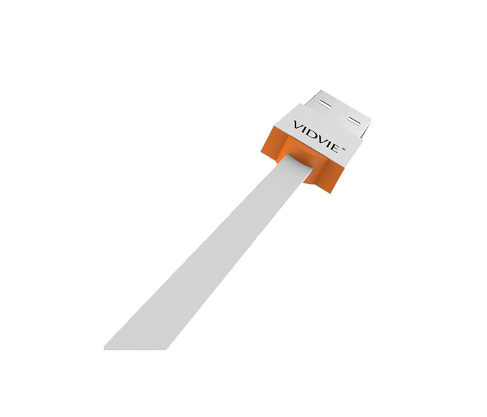 Vidvie CB-403 Data Cable for Apple iPhone - 1 Meter, Orange - Zoom Image 2