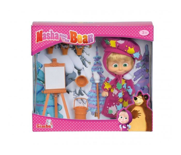 Simba 9302047 Masha Paint Fun Play Set - Zoom Image 2