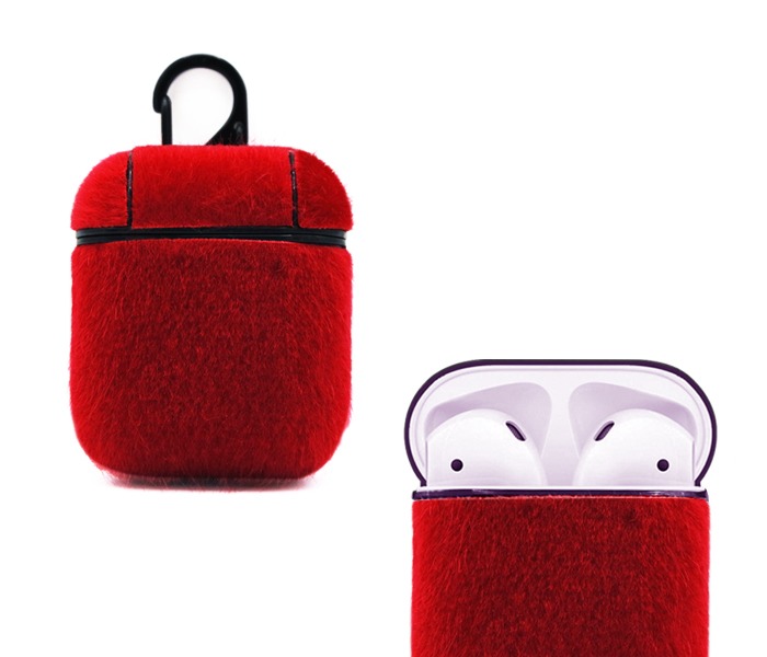 Zoom ZEC-15 Airpod case soft metalic - Red - Zoom Image