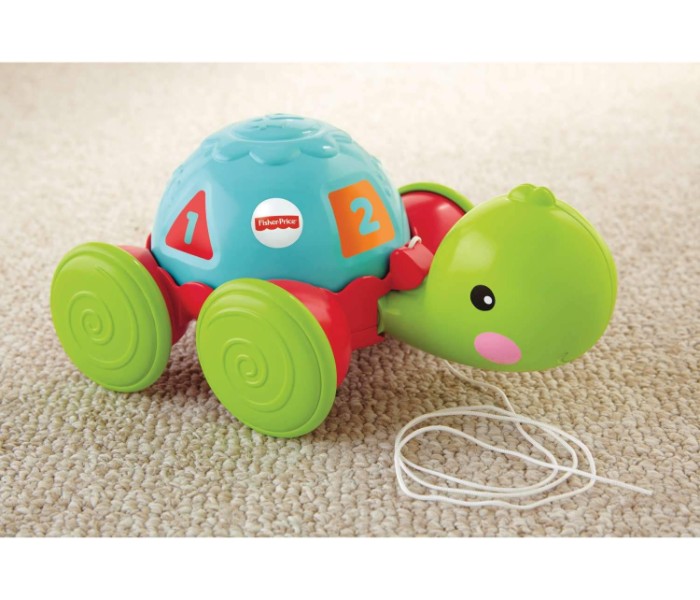 Fisher Price Y8652 Core Vehicle Play Pull Along Turtle Assorted - Zoom Image 2