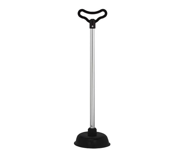 RoyalFord RFU9091 Toilet Air Plunger with Aluminium Hand - Black & Silver - Zoom Image 6