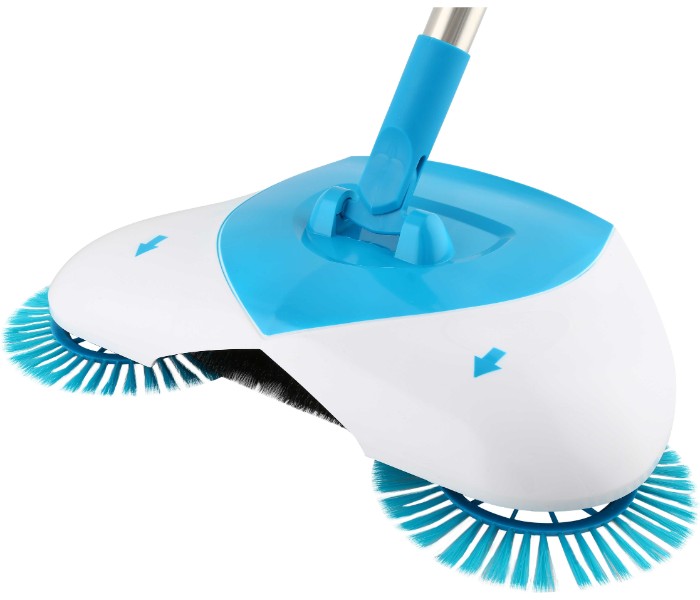 Hurricane Spin Broom Brush Cleraning Tool 23038 White and Blue - Zoom Image 4