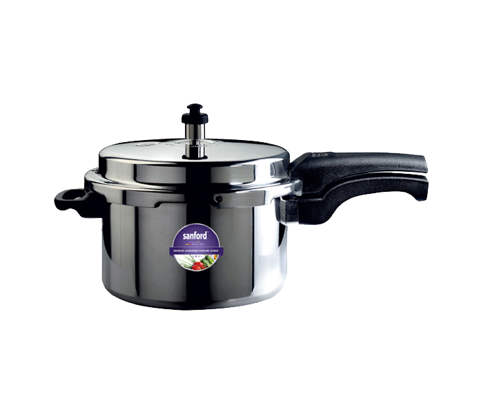 Sanford SF3253PC 5 Litre Aluminium Pressure Cooker - Silver - Zoom Image 2