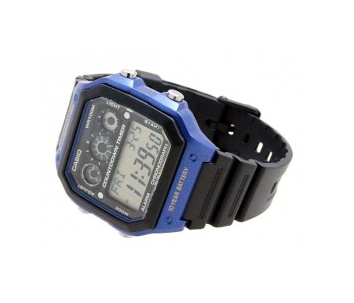 Casio AE-1300WH-2ADF Mens Casual Digital Watch Black - Zoom Image 1