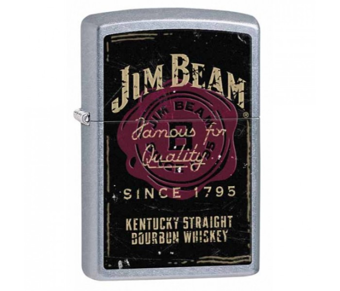 Zippo 28841 207 Jim Beam Lighter Silver - Zoom Image 3