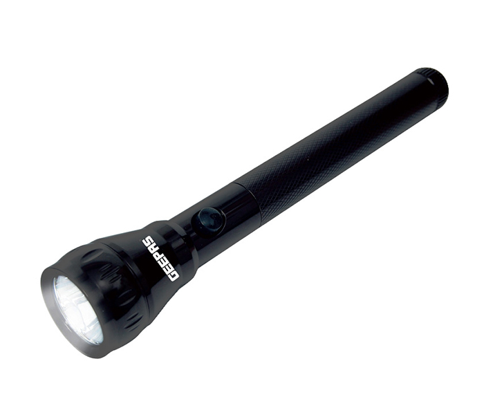 Geepas GFL4650 Torch 135MM Rechargeable LED Flashlight - Black - Zoom Image